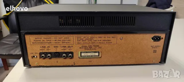 Дек AKAI CS-703D, снимка 11 - Декове - 48412781