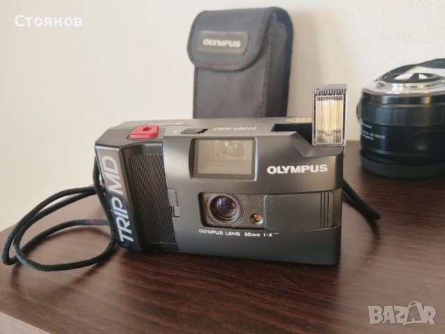 Фотоапарати OLYMPUS OM 707, Stylus Epic Zoom 80, TRIP MD Japan, снимка 3 - Фотоапарати - 33732481