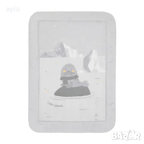 Супер меко бебешко одеяло 110/140 см Seally Me