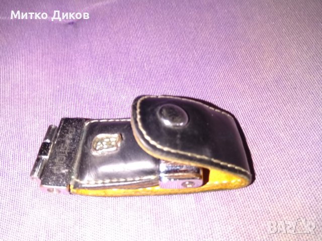 Калъвче държач за флашка за ключове за колан марково на Прецизио  естествена кожа, снимка 5 - Портфейли, портмонета - 39842560
