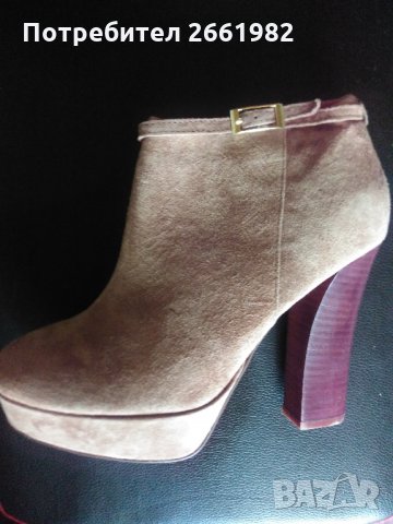 Уникални розови велурени боти - НОВИ!, снимка 3 - Дамски боти - 30183868