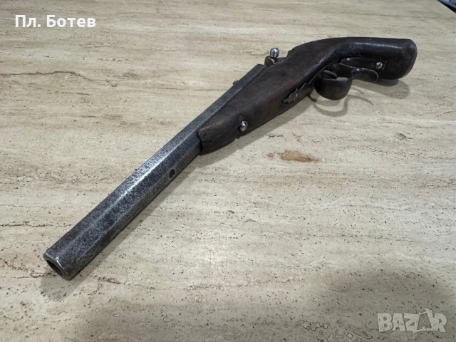 Рядък капсулен пистолет, пищов, револвер, снимка 8 - Антикварни и старинни предмети - 52042090