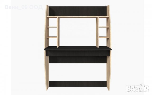 Бюро с етажерки с елегантен дизайн, снимка 2 - Бюра - 37911274