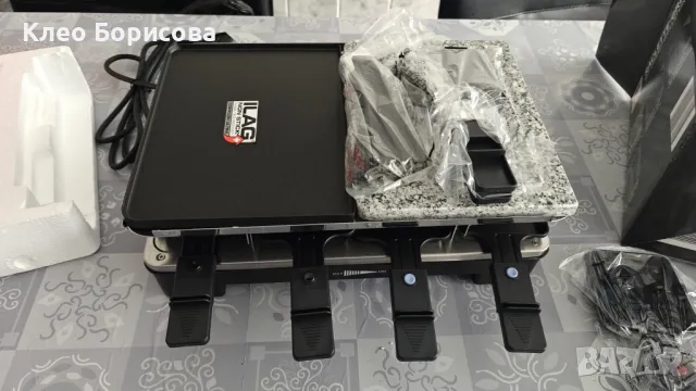 Електрически раклет грил 3 в 1 Raclette grill 3 in 1 Star, снимка 15 - Други стоки за дома - 49352229