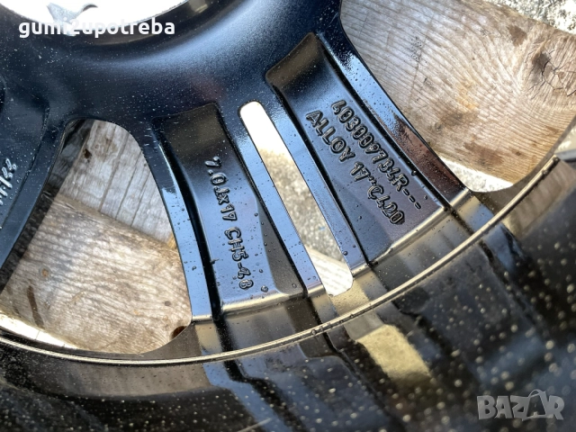 17 цола Джанта 5х114,3 MERCEDES Citan T class A420 W420 7J et43, снимка 7 - Гуми и джанти - 52958929