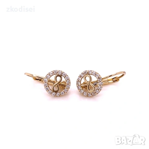 Златни обеци 1,46гр. 14кр. проба:585 модел:36330-1