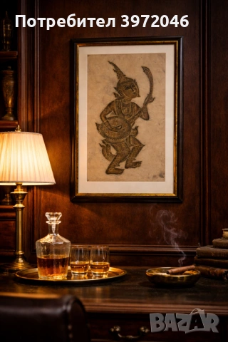 Винтидж графики Тайланд , снимка 3 - Антикварни и старинни предмети - 54087170