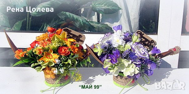 Пролетни цветя на кора, снимка 6 - Подаръци за жени - 44339110