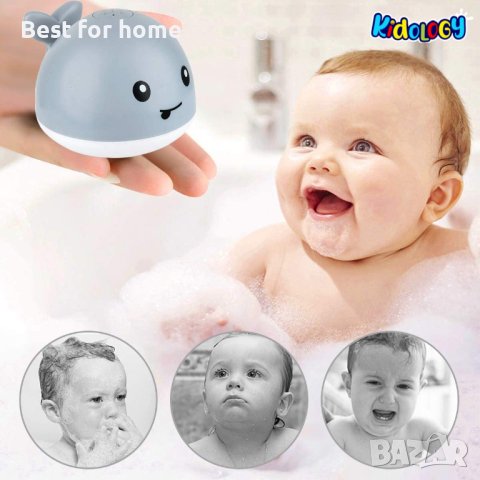 Забавна детска играчка фонтан с осветление КИТ, снимка 2 - Електрически играчки - 44368668