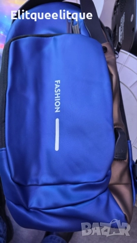 Мъжка чанта за през рамо Crossbody с USB зареждане, водоустойчива и с противокраден джоб, снимка 7 - Чанти - 52284269
