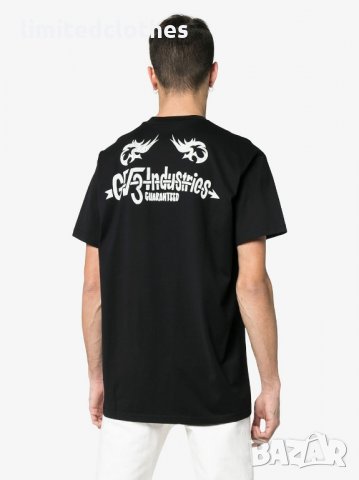 GIVENCHY Tribal Tarius Bull Logo Print Slim Fit Мъжка Тениска size M (S), снимка 3 - Тениски - 35053511