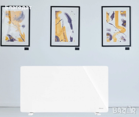 Конвекторна печка , 2000W, алум.нагревател, стъклен панел, Wi-Fi, снимка 3 - Отоплителни печки - 52883602