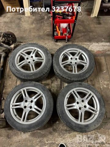 4 алуминиеви джанти 4 по 100, снимка 1