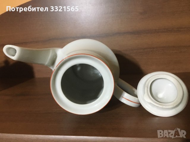 Порцеланов чайник, снимка 3 - Сервизи - 38581252