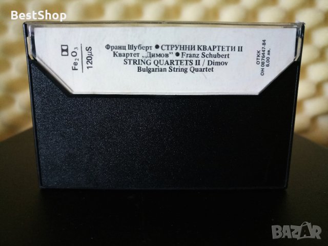 Квартет Димов - Струнни квартети II, снимка 2 - Аудио касети - 29435238