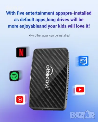 Мултимедиен адаптер Ottocast Play2Video Pro с безжични CarPlay и Android Auto, снимка 3 - Друга електроника - 55771722