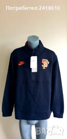 Nike Performance San Francisco Giants Cooperstown  1/2 Half Zip Sweatshirt Half Zip Mens Size XL НОВ, снимка 11 - Спортни дрехи, екипи - 52753790