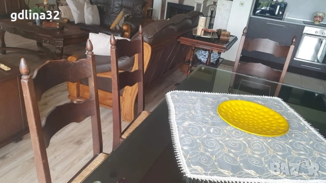 Шест дъбови стола, снимка 3 - Столове - 52231792