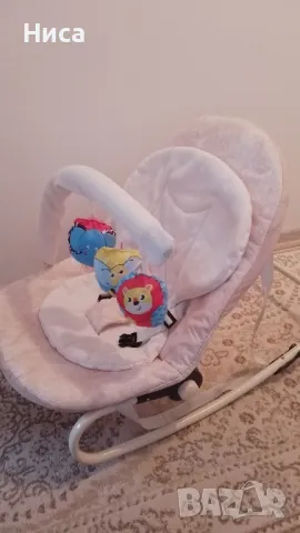 Бебешки шезлонг/люлка, снимка 4 - Детски шезлонги - 48461557