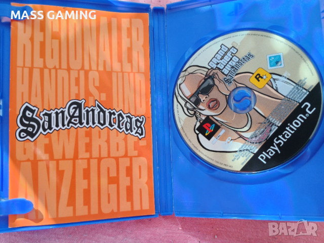 GTA San Andreas PS2, снимка 2 - Игри за PlayStation - 54287611