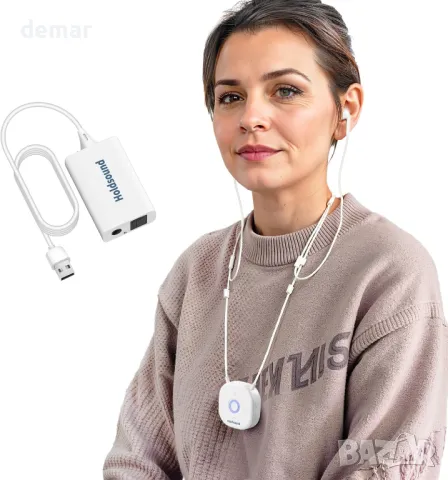 Безжични слушалки Holdsound за слушане на телевизия, с предавател