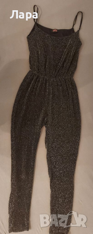 Официален бляскав гащеризон с регулиращи се презрамки , снимка 3 - Гащеризони - 36397617