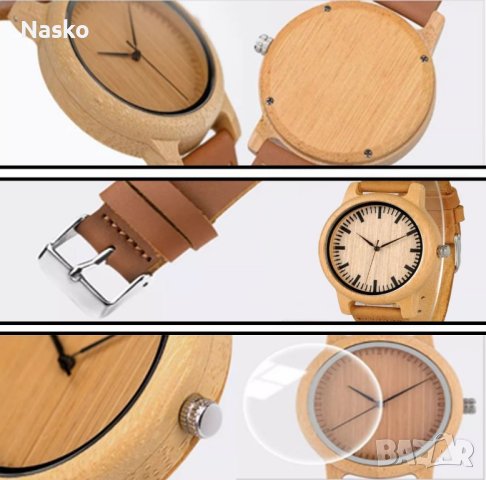 Бамбуков часовник, снимка 2 - Други - 42270643