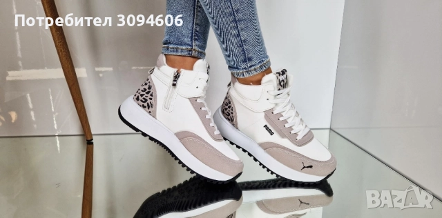 Дамски боти с пух , снимка 4 - Дамски боти - 52364570