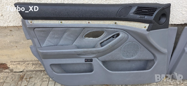 Продавам сиви кожени кори за вратите за BMW E39, снимка 2 - Части - 51966258