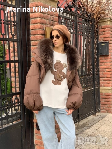 Яке естествен косъм, снимка 4 - Якета - 51964351