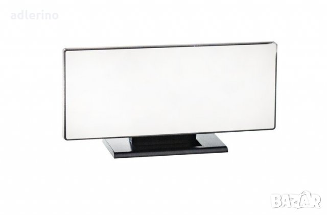 Черен огледален LED будилник, 4 в 1, снимка 2 - Други - 34402485