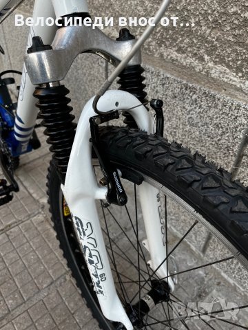 Алуминиев велосипед GIANT 26 цола  3х9 скорости палцови команди shimano DEORE преден амортисьор , снимка 5 - Велосипеди - 44349104