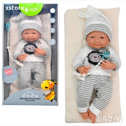 Реалистично бебе с реални размери 48см, снимка 4 - Кукли - 52739018