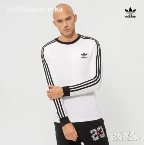Тениска с дълъг ръкав Adidas Originals, размер S, снимка 2 - Тениски - 55827603