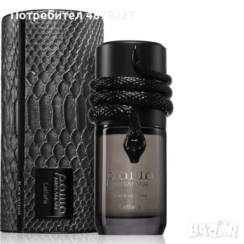 Lattafa Musamam Black Intense 100 мл – Луксозен парфюм за него и нея с дървесен аромат, уд, какао и , снимка 2 - Мъжки парфюми - 56082039