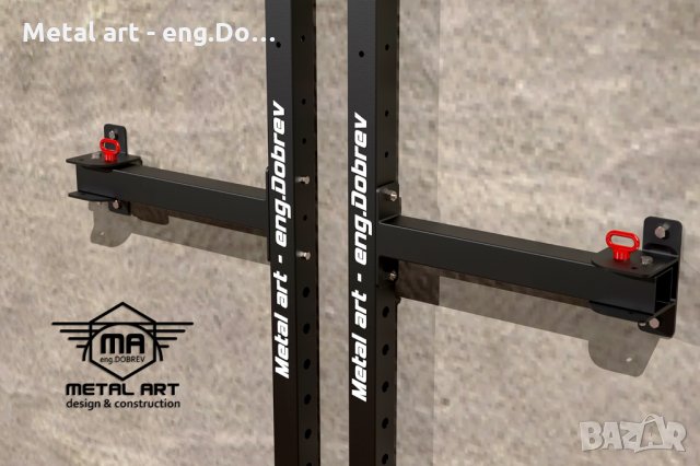 Стойка за клек - сгъваема /Squat rack - foldable/, снимка 4 - Фитнес уреди - 31498850