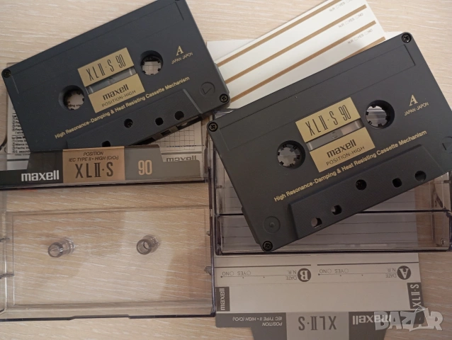 Maxell XL II 90 Maxell XL II S 90 хромни аудио касети, снимка 5 - Аудио касети - 54229295