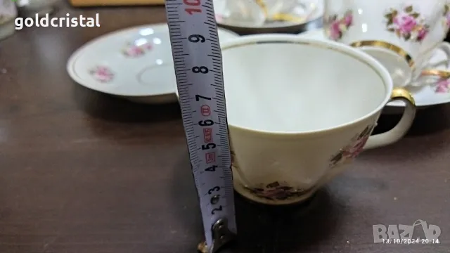 Стар руски порцелан чаши за чай , снимка 5 - Антикварни и старинни предмети - 47739424