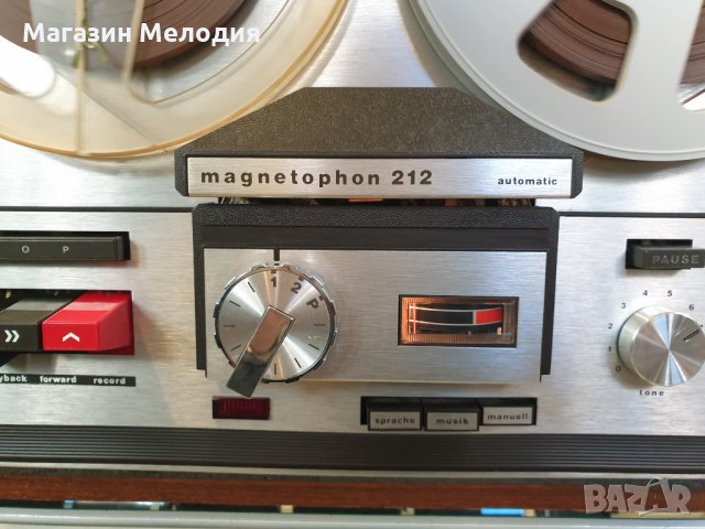 Ролков магнетофон Telefunken magnetophon 212 В отлично техническо и визуално състояние., снимка 8 - Аудиосистеми - 31478720