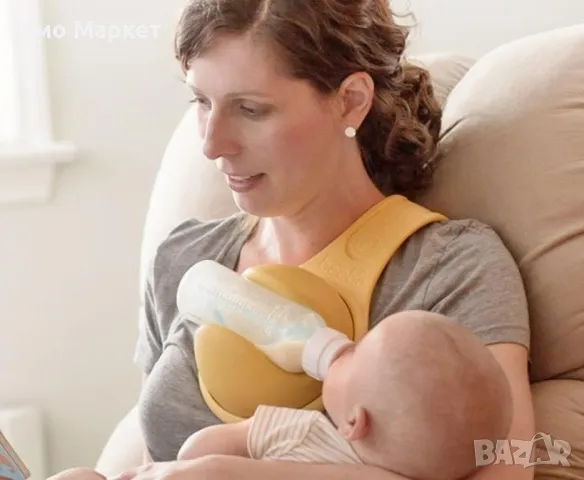 Държач за бутилки с мляко при хранене на бебе за свободни ръце TV463, снимка 4 - Други - 49152009