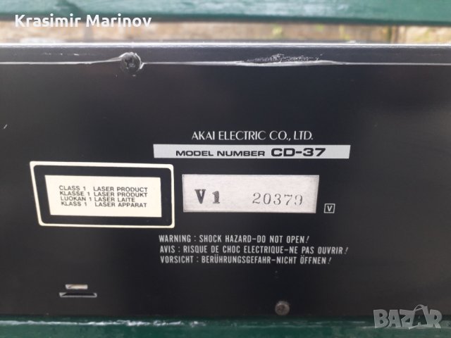 Akai CD-37, снимка 6 - Ресийвъри, усилватели, смесителни пултове - 42792778