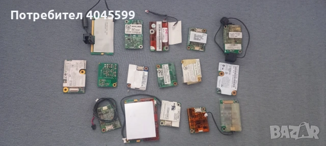Лот от ретро компоненти за лаптопи (Wi-Fi, Bluetooth, Модеми) – IBM, Dell, HP, снимка 2 - Други - 54172541