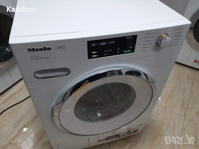 Miele 9кг 1600rpm Wi-Fi TwinDos Пералня Миеле 12м Гаранция