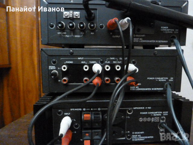 BASF  tuner D-6500,preamp d-6510,power amplifier D-6530,speakers D-8335 , снимка 8 - Ресийвъри, усилватели, смесителни пултове - 42206320