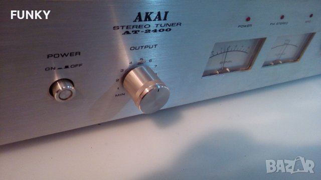 Akai AT-2400 FM AM Tuner 1977 - 1979, снимка 3 - Ресийвъри, усилватели, смесителни пултове - 39533697