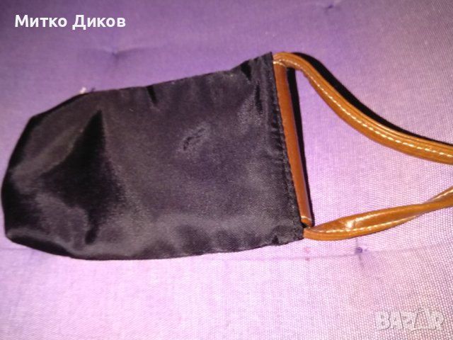 Чанта за врата кожа и промазан плат за мобилен-пари -документи, снимка 5 - Чанти - 42614699