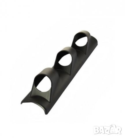 Стойка за уред за колона тройна черна