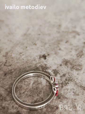 Disney x Pandora Пръстен Панделката на Снежанка, снимка 3 - Пръстени - 51888721