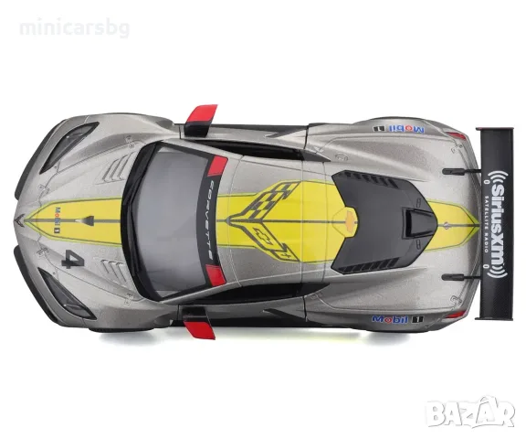 Метални колички: Chevrolet Corvette C8.R – 1:24, снимка 4 - Коли, камиони, мотори, писти - 55983861