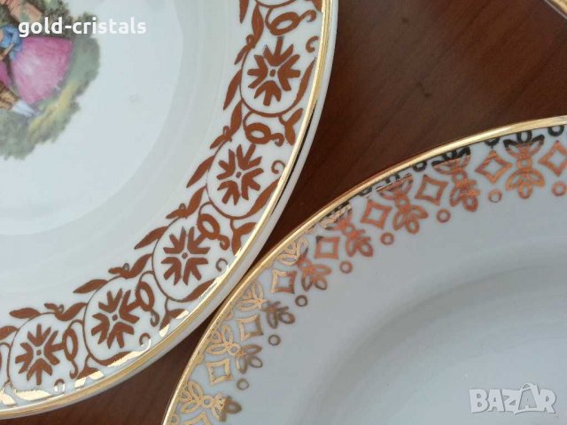 Ретро български порцелан чинии , снимка 4 - Антикварни и старинни предмети - 29434503